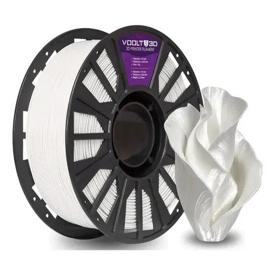 Filamento Pla Branco Off White Evo 1kg Voolt3D Impressão Fabricação Nacional Imprimir…