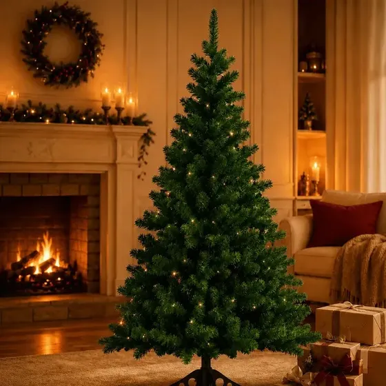 Arvore De Natal Tradicional 150 220 Galhos Pinheiro Cor Verde Dekasa