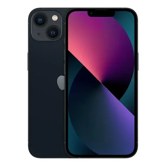 iPhone 13 Dual SIM 256 GB meia-noite (Novo com caixa aberta)