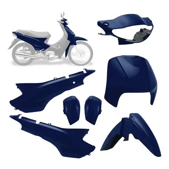Kit Carenagem Biz 100 Mod. Original 1998 À 2005 Todas Cores