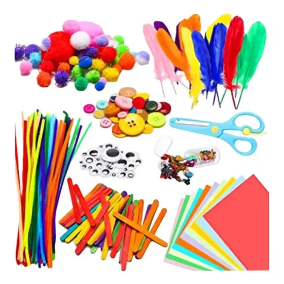 Kit De Material Escolar Prar Art Supplies Para Artesanato