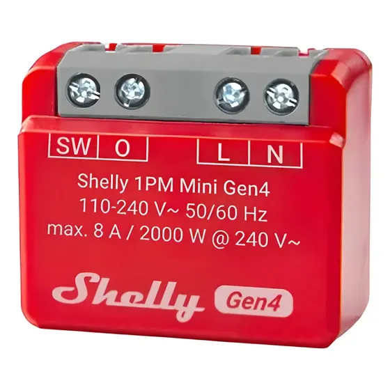 Relé Wi-Fi 6 Shelly Mini 13pm Gen4