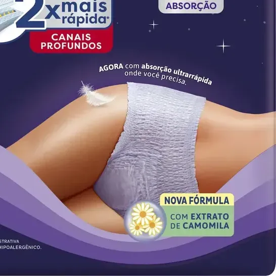 Roupa Íntima Descartável Tena Pants Noturna P/M Leve 32 Pague 28 Unidades