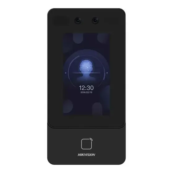 Controle Acesso E Reconhecimento Facial Hikvision Ds-k1t342mwx Wifi