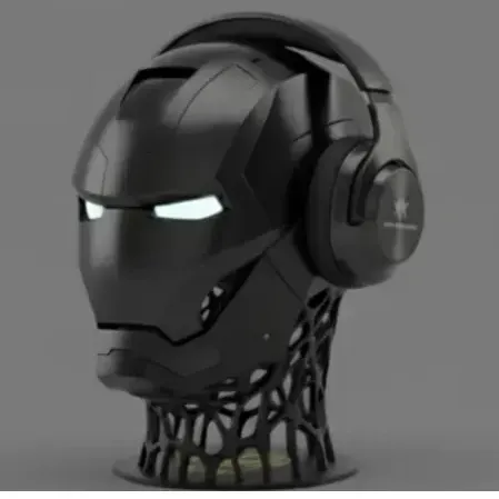 Suporte De Fone De Ouvido Headset Homem De Ferro 25cm
