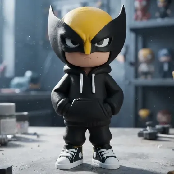 Boneco Personalizado Wolverine Impressão 3d